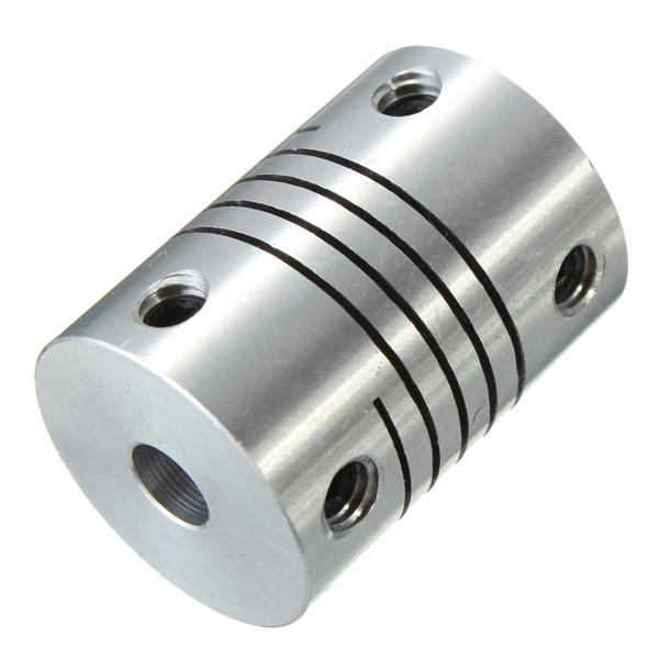 Flexible Shaft Coupling 6.35 to 8mm | OD18x25mm CNC Stepper Motor Connector